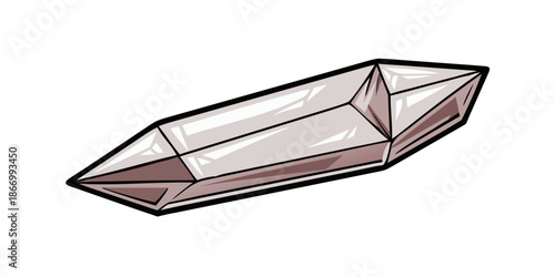 Geometric crystal illustration