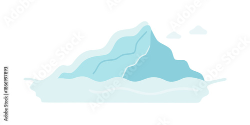 Mountain in the clouds