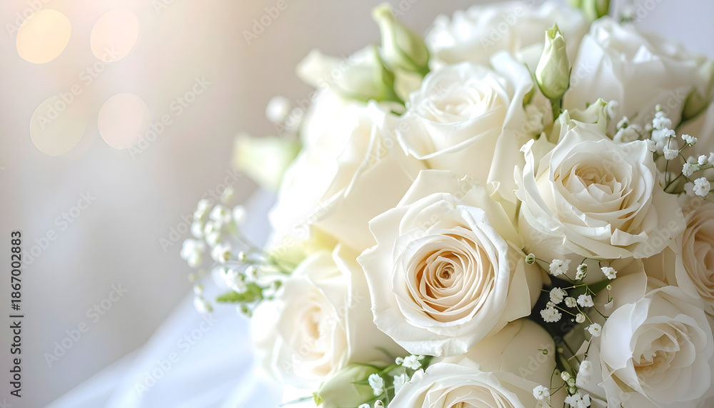 Obraz premium 白いブーケ