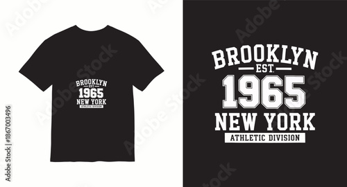 Varsity style vector t shirt design 