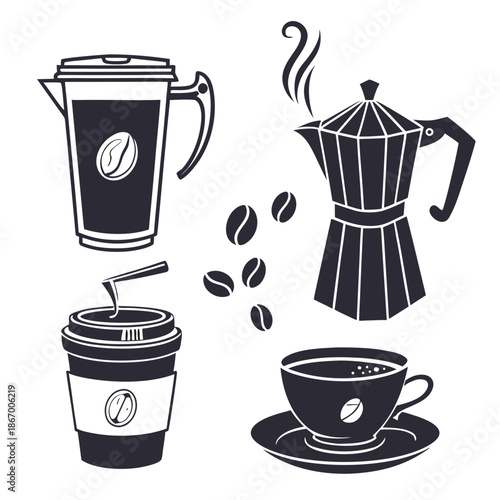 Coffee themed illustrations