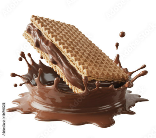 Chocolate Wafer Splash
