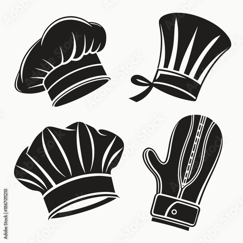 Chef's hats and mitts