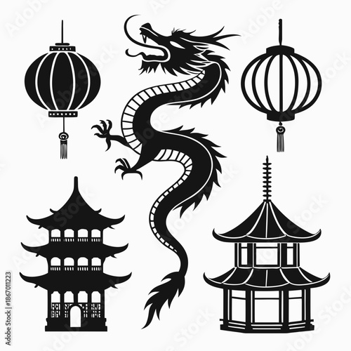 Asian cultural symbols