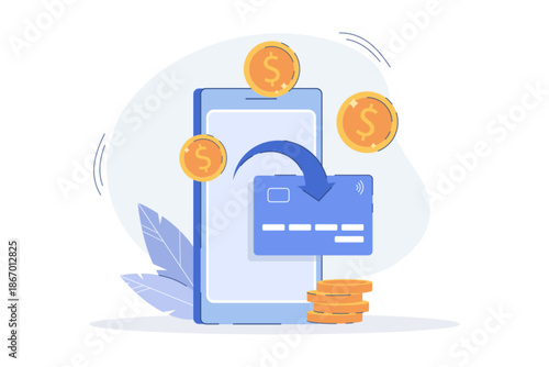 Secure mobile payment with credit card