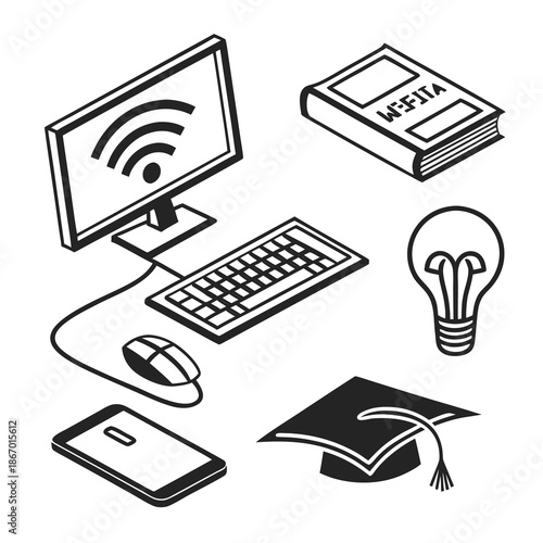 Educational technology concept