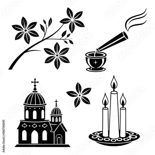 Religious and symbolic illustrations