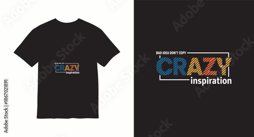 Typography vector t shirt design concept  
