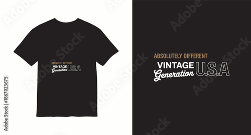 Typography vector t shirt design concept  