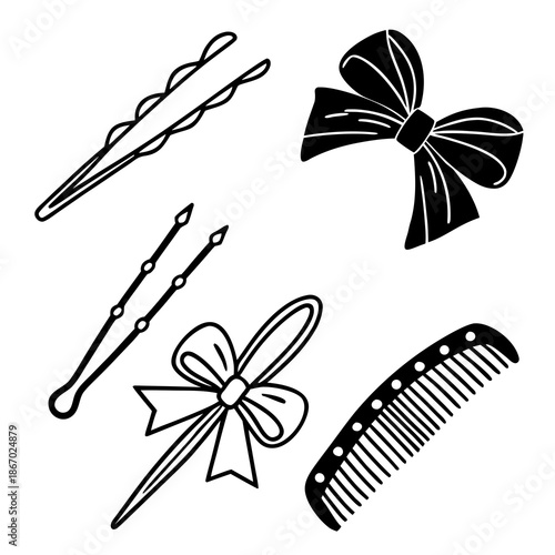 Hair accessories and combs