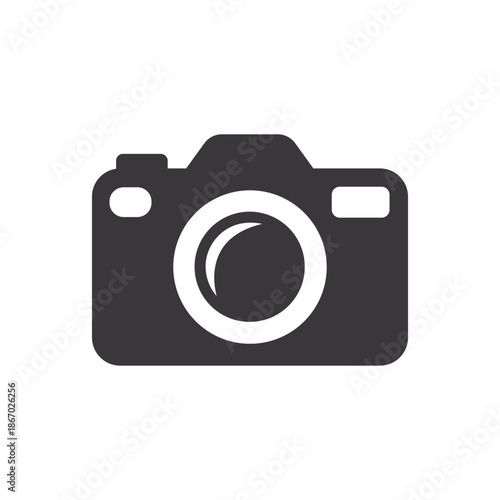 Photo camera flat icon