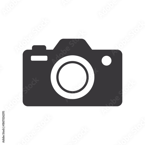 Photo camera flat icon