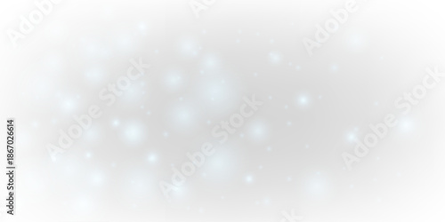 Soft blue glowing dust sparkles with glitter, sparks, shimmer over blurred bokeh. Luminous particles, twinkle, radiant highlights create festive Christmas and New Year magic. PNG vector illustration.