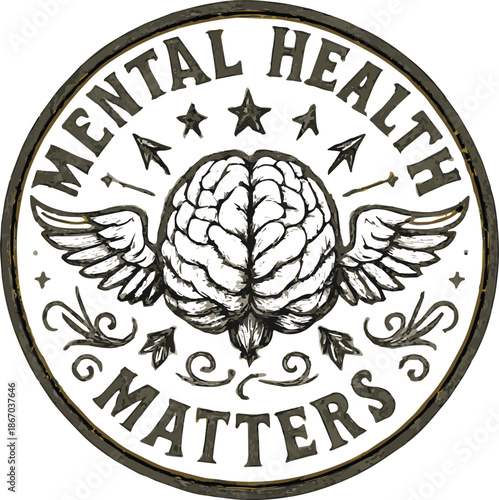 Mental Health Matters Emblem