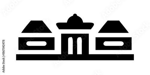 Traditional temple icon