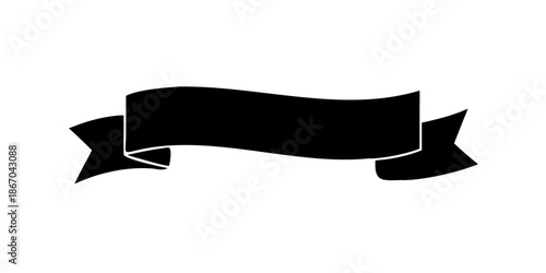 Black banner graphic