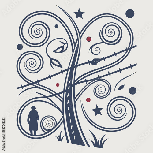 Abstract pathway tree