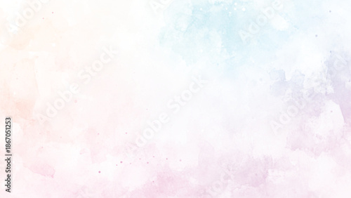 Blue azure turquoise abstract watercolor background for textures backgrounds and web banners design. Abstract background blue colors. Watercolor painting with turquoise sea waves pattern gradient.