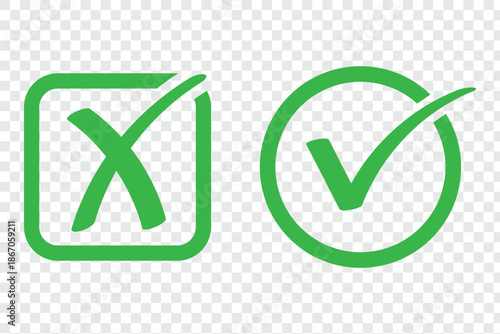 check box icon with correct, accept checkmark icons green tick box, check list circle frame - checkbox symbol sign. check mark box square frame. Green check mark icon in a box