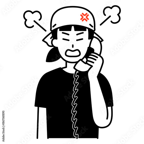 電話応対で怒る居酒屋の女性店員