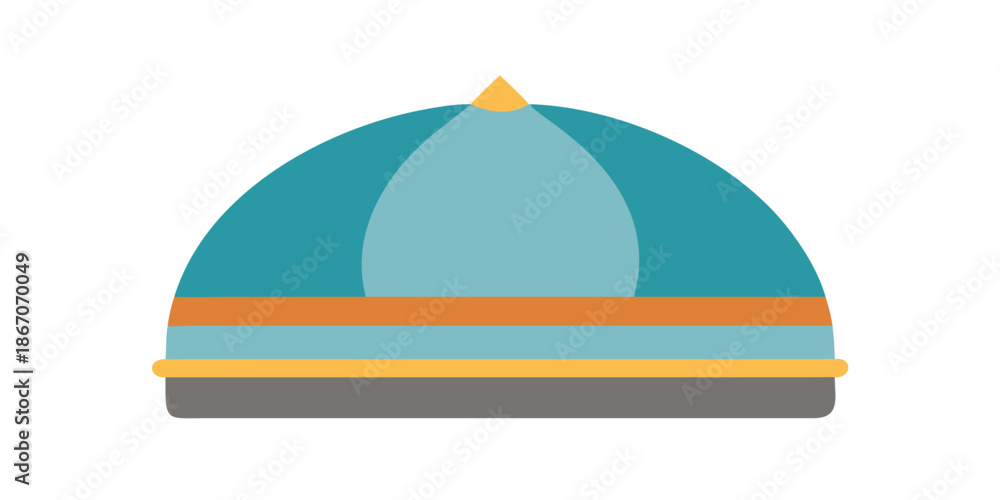 Fototapeta premium Traditional cap illustration