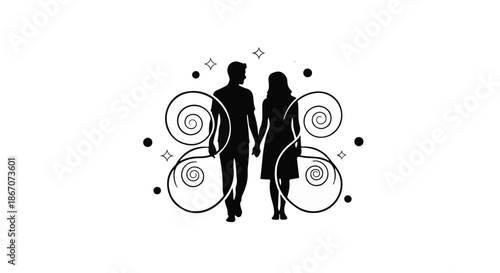 abstract vector background with butterflies