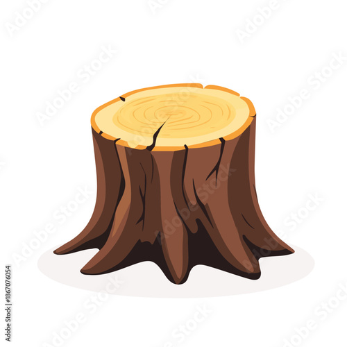 modern element in vector and EPS format, clean vector isolated on a white background, An Icon clipart set, An Imaginary 2D flat icon tree stump group set
