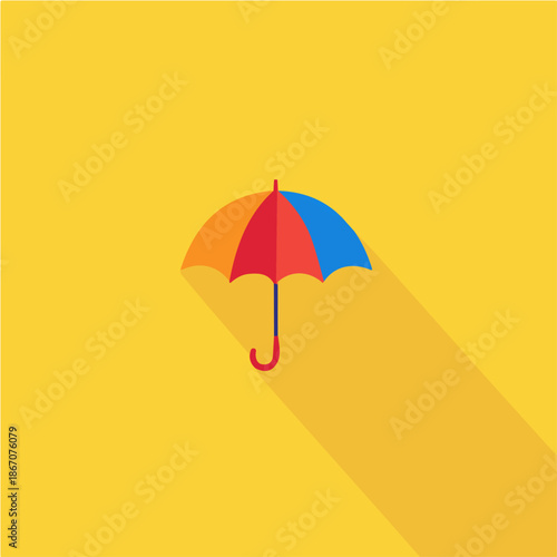 modern element in vector and EPS format, clean vector isolated on a white background, An Icon clipart set, An Imaginary 2D flat icon umbrella group set