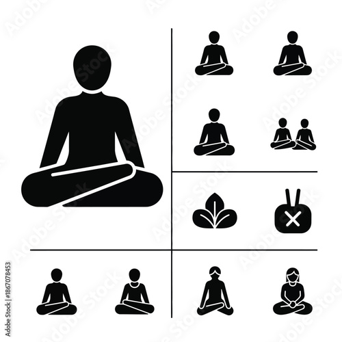 spa and wellness icons