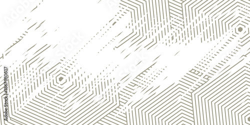 Geometric lines seamless pattern. Golden vector texture with thin diagonal stripes, lines, chevron, zigzag