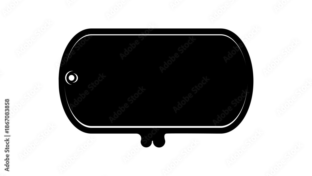 Fototapeta premium Soldier Memorial symbol, black isolated silhouette