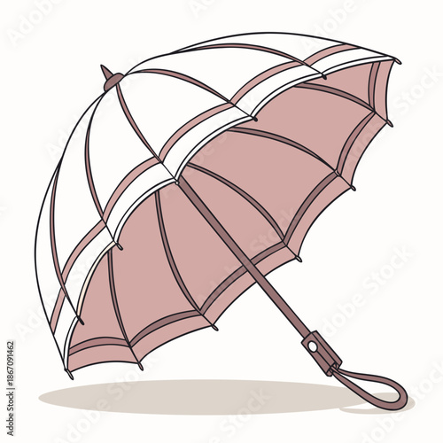 Tableau sur toile Foldable Pocket Umbrella Graphic for Rainy Weather