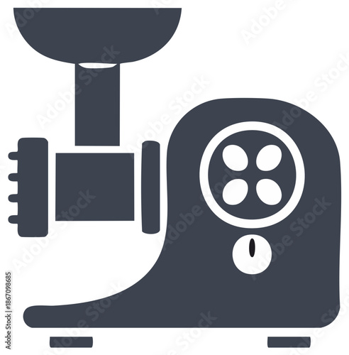 Modern Kitchen Meat Grinder Appliance Icon