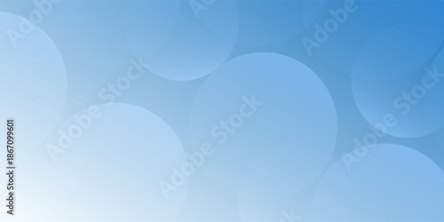  gradient background featuring floating bubble-like geometric circles. Soft airy and nice art digital white circle banner