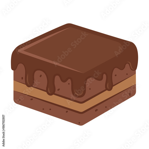 Vector graphic icon for Brownie