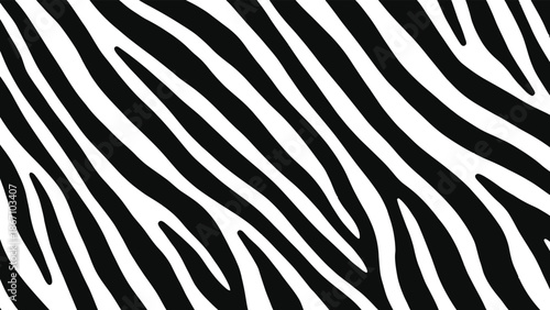 Black and white zebra pattern with stripes