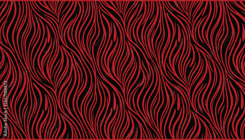 Fototapeta premium Abstract red and black patterned background texture