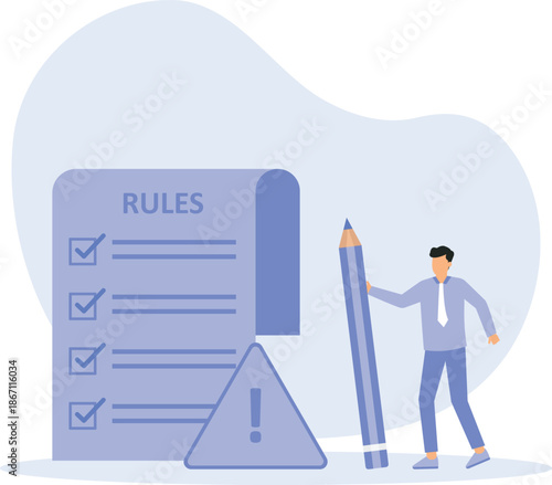 Rules and regulations and policy and guidelines for employees to follow, legel team corporate compliance or laws, Finish writing rules and regulations document.
