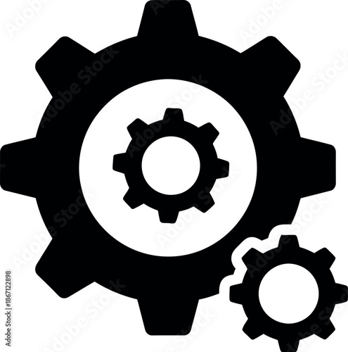 Setting configuration gears icon