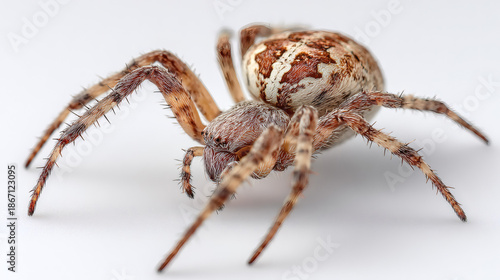 Large Spider White Background Isolated