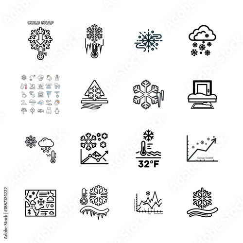 Construction Tools and DIY Hardware Icon Set for Building and Home Improvement