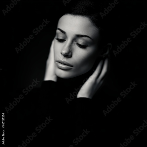 Communication and focus emotion portrait