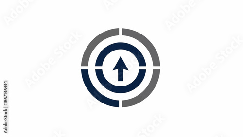 Target with arrow pointing up.