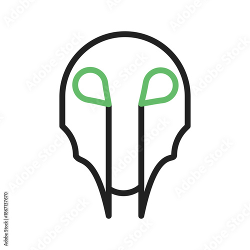 Helmet icon vector image. Suitable for mobile apps, web apps and print media.