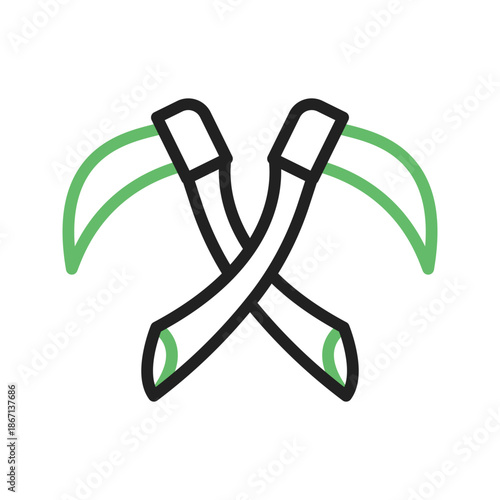 Kama icon vector image. Suitable for mobile apps, web apps and print media.