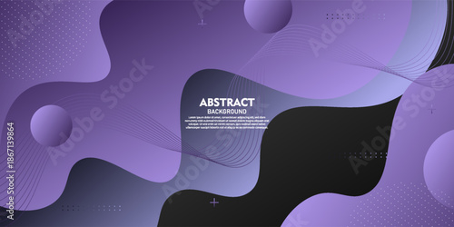 Abstract purple wave background. Simple and trendy dark line pattern design. Vector eps10