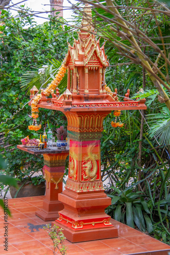 View of the beautiful Damnoel Saduak Market near Bangkok, Thailand