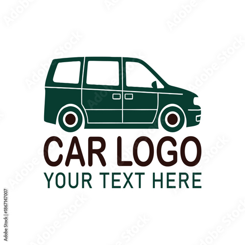 Car logo clipart design, sports car icon, Simple Minivan icon, Minimalist Vehicle Side View, Graphic, Silhouette, automobile icon, transport symbols, motor, service, traffic, creative ideas, taxi, 
