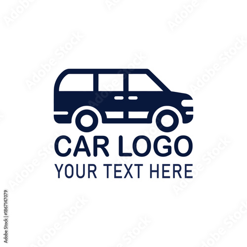 Car logo clipart design, sports car icon, Simple Minivan icon, Minimalist Vehicle Side View, Graphic, Silhouette, automobile icon, transport symbols, motor, service, traffic, creative ideas, taxi, 