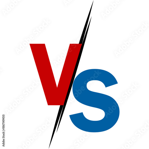 Versus Shape Illustratrion